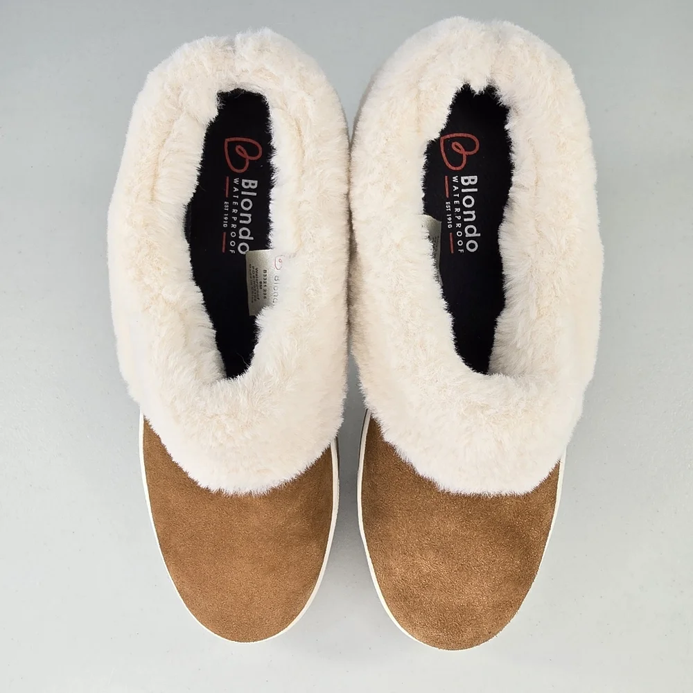 Blondo Suri Waterproof Suede Slip-On Boots Women’s Size 6